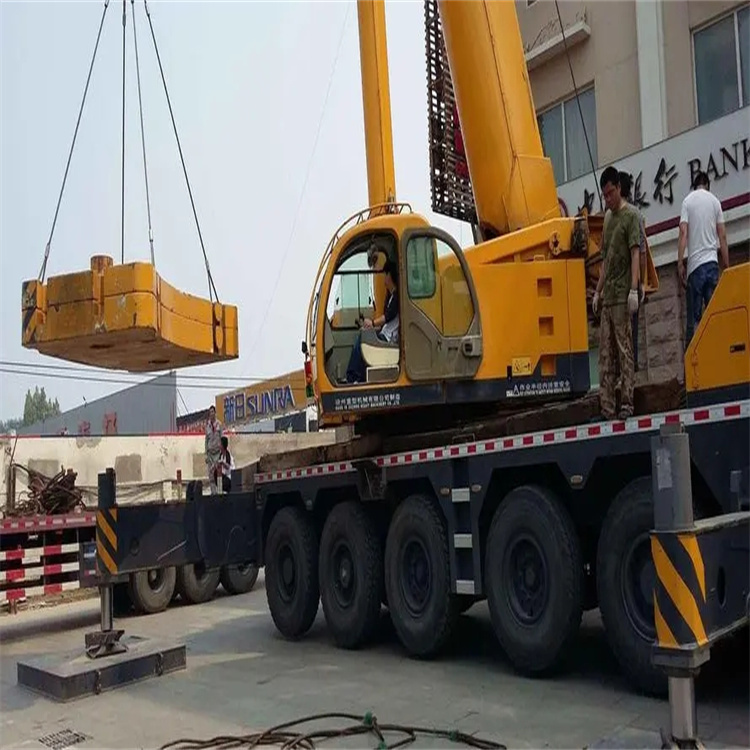 龙亭当地吊车出租|机器吊装|75吨|工厂搬迁服务